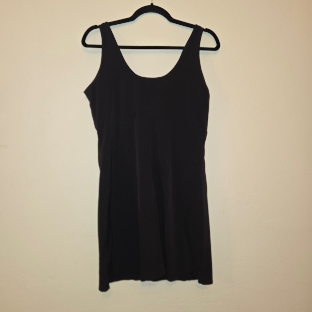 Nike Dress Sleeveless Athletic Casual Black Mini Dress Women's Size LARGE